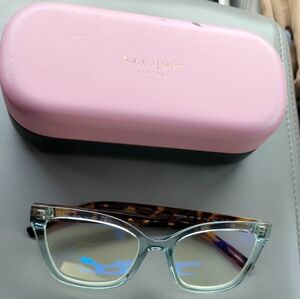 Kate Spade Clear Glasses with Pink Case